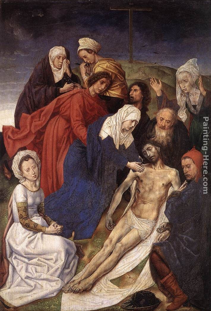 The Lamentation of Christ painting - Hugo van der Goes The Lamentation of Christ art painting